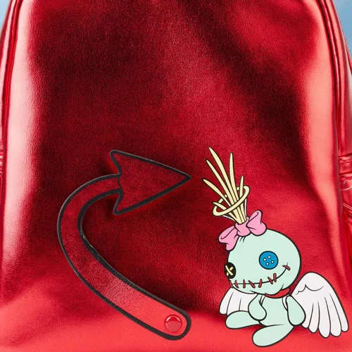 Vista 5 de Loungefly Disney Stitch Devil Mini mochila, Lilo and Stitch Halloween Fashion Bag, Multi, Mini mochila