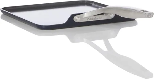 Vista 4 de Calphalon® Premier - Plancha cuadrada antiadherente de cerámica de 11 pulgadas, azul medianoche