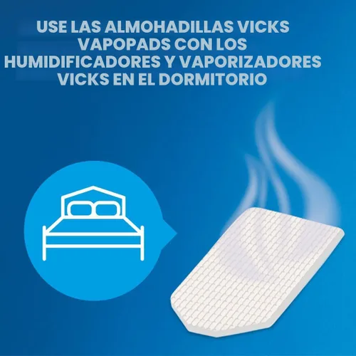 Vista 7 de Vicks VapoPads: almohadillas de vapor de mentol calmantes para humidificadores, vaporizadores, vaporizadores sin agua y enchufes, VSP-19, 6
