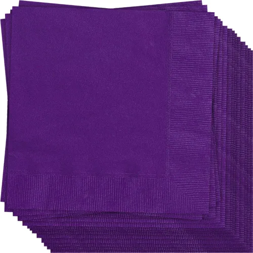 Vista 4 de Servilletas de bebidas azul claro, 20ct