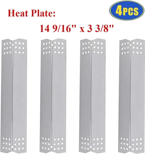 Vista 3 de Kit de reparación de parrilla para Nexgrill 720-0830H, 720-0783E, Kenmore 720-0830A, 122.33492410 piezas de repuesto, tubos de quemador de acero