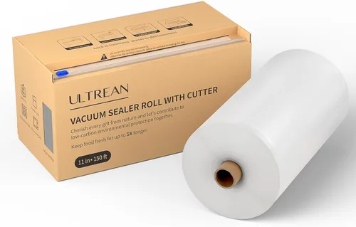 Vista 8 de Ultrean Rollo Guardador de Sellado al Vacío de 8" x 150' con Cortador, Bolsas Selladoras al Vacío de Grado Comercial para Food Saver, Sin BPA, Ideal