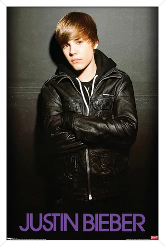 Vista 10 de Trends International Justin Bieber - Póster de pared de amor, 14.725 x 22.375 pulgadas, versión enmarcada de madera de granero
