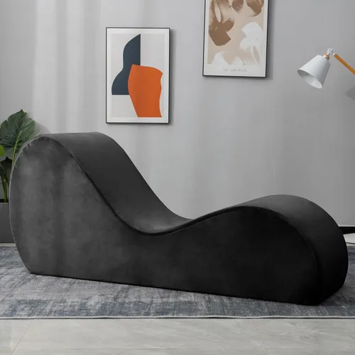 Vista 3 de Zenosyne Silla de yoga con funda lavable, bolsillos laterales, parte inferior antideslizante para dormitorio, silla de yoga para relajación