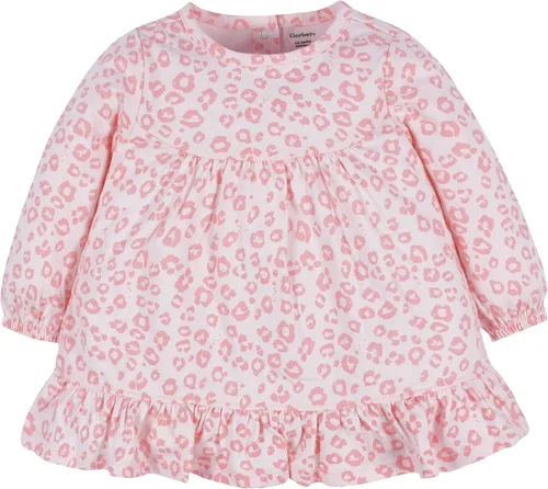 Vista 2 de Gerber Conjunto de 2 piezas de vestido y leggings de manga larga para bebés y niñas pequeñas
