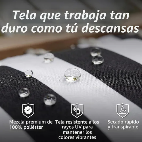 Vista 5 de Sunnydaze Hamaca Acolchada para Exteriores con Barras Separadoras - Hamaca Doble de Servicio Pesado con Capacidad de 450 Libras para Exteriores