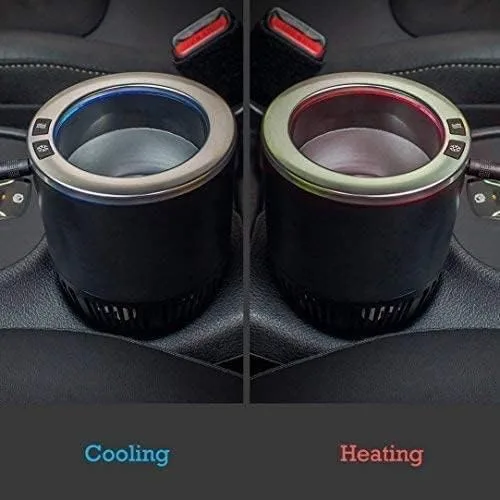 Vista 4 de BFYCHYC - Calentador de tazas de automóvil 2 en 1 de alta calidad, enfriador inteligente para taza de automóvil, soporte perfecto para vasos