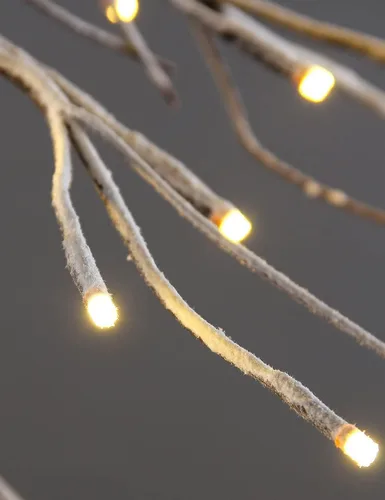 Vista 8 de Lightshare Árbol de abeto nevado de 13 pies, 328 luces LED, para uso en interiores y exteriores, blanco cálido, para el hogar, festival, fiesta