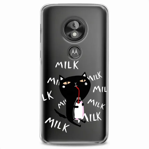 Vista 7 de Funda de TPU compatible con Motorola G9 G8 Plus G7 E20 P40 Z4 Edge 20 G22 Stylus negro Baby Cats Kawaii Flexible Silicona Animales Diseño Lindo