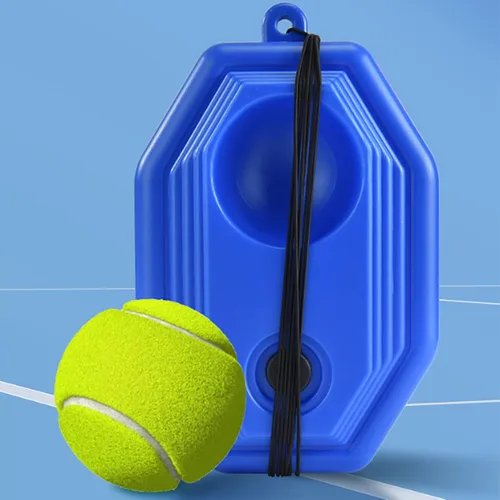Vista 5 de Raqueta de tenis infantil Entrenador de tenis para niños, raqueta de tenis ligera profesional, equipo de entrenamiento de tenis para principiantes