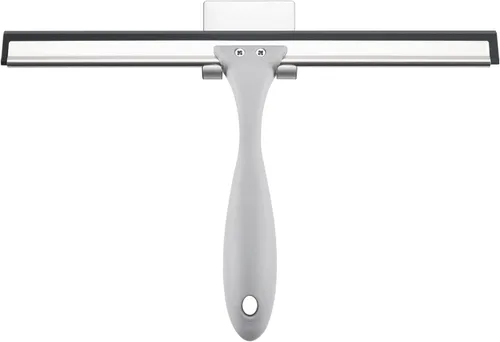 Vista 8 de AmazerBath Escobilla para puerta de cristal de ducha, escobilla de ducha para puertas de cristal, escobilla multiusos con gancho para puertas