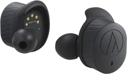 Vista 2 de Audio-Technica ATH-SPORT7TW SonicSport Auriculares intrauditivos inalámbricos, color negro