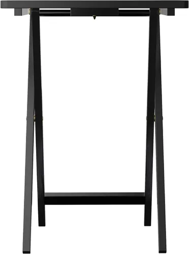 Vista 4 de Juego de mesa de 5 piezas para televisor de la marca Winsome Wood , Madera, Negro