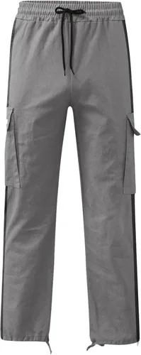 Vista 2 de GIERIDUC Pantalones de pijama para hombre, pantalones de pana color caqui, pantalones de trabajo al aire libre para hombre