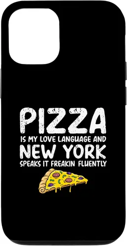 Vista 26 de iPhone 16 Pizza is my love language and New York speaks it freakin Case
