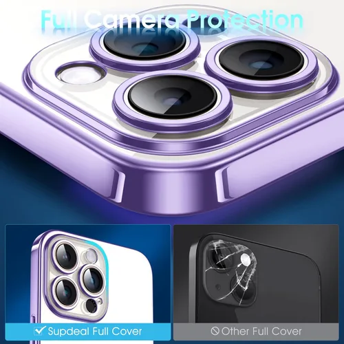 Vista 568 de Supdeal Funda cristalina transparente para iPhone 11, [No se amarillea] [Protección de la cámara] [Probado contra caídas de grado militar] Funda