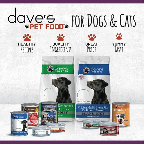Vista 16 de Dave's Pet Food Grain Free Wet Cat Food (Chicken & Duck Saucey Pate), Naturally Healthy Canned, Added Vitamins & Minerals, Wheat Free, 5.5 oz