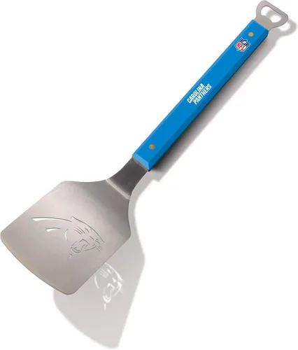 Vista 29 de YouTheFan NFL Sportula (espátula) de acero inoxidable de 18 pulgadas con abrebotellas