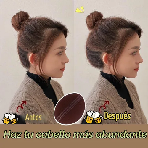 Vista 2 de Base de pelo Esponja Clip invisible peine Bump It Up Herramienta de volumen Almohadillas falsas Inserción de pelo Bump Styling Insertar extensiones