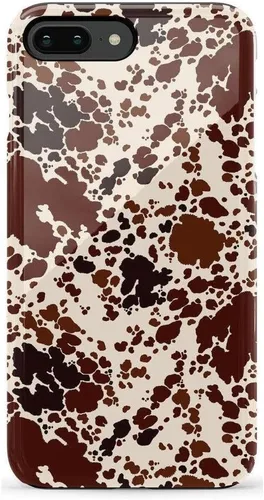 Vista 42 de Casely Funda para iPhone 6/7/8 Plus Todo envuelto Lazos vintage Diseño protector delgado esencial de doble capa