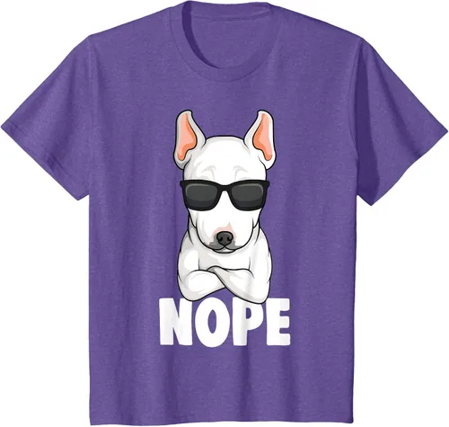 Vista 42 de Camiseta de perro Bull Terrier para niños y mujeres, Negro