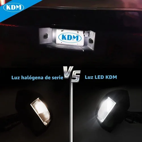 Vista 6 de KDM - Arnés de luz LED para placa de matrícula para Chevy Silverado GMC Sierra