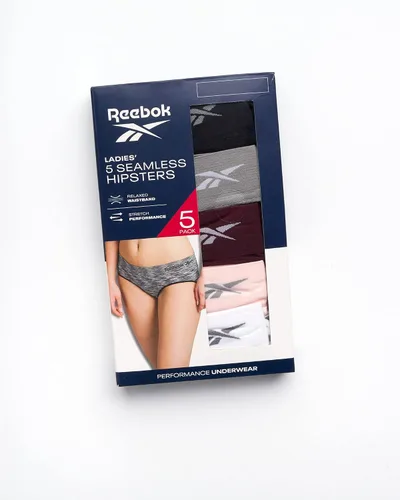 Vista 2 de Reebok Ropa interior sin costuras para mujer (5 unidades)
