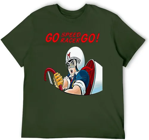 Vista 3 de COROBAN Camisetas deportivas clásicas Go Speed Racer para hombre
