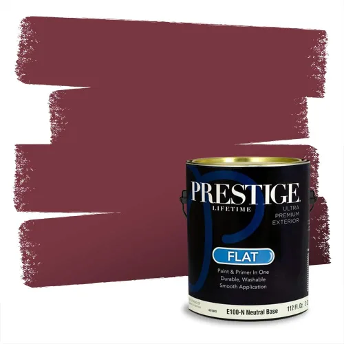 Vista 453 de Prestige Paints Pintura exterior e imprimación en uno, 1 galón, plano, coincidencia comparable de Valspar* Amber Rose*