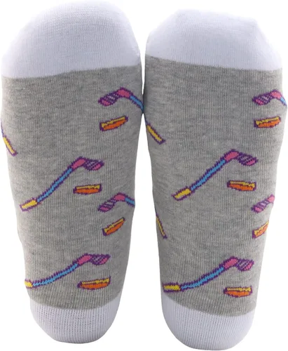 Vista 6 de CMNIM Regalos de hockey sobre hielo, 2 pares de calcetines de hockey sobre hielo, regalo para los amantes del hockey sobre hielo, calcetines