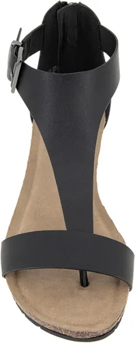 Vista 2 de Kenneth Cole REACTION Great Gal - Sandalia de cuña con correa en T para mujer