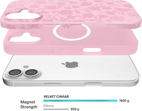 Vista 1182 de VELVET CAVIAR Funda para iPhone 15, compatible con MagSafe, probada contra caídas de 10 pies, fundas protectoras de diseño, leopardo color rosa
