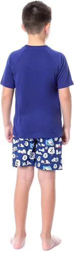 Vista 2 de INTIMO Peanuts Snoopy Nope Not Today - Conjunto de pijama corto con cuello redondo, Multi colorido