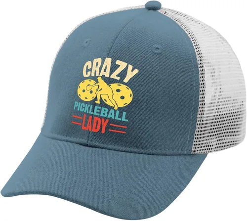 Vista 2 de devor Dad Hats Crazy Pickleball Lady Baseball Cap for Men Graphic Denim Dad Hat Adjustable