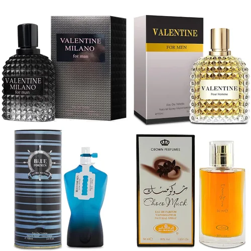 Vista 31 de A CENTER Set de Regalo de Colonia para Hombres Incluye Valentine Milano, Valentine, Blue for Men Ultra & Valuable Paris - 3.4 Fl Oz Cada Uno