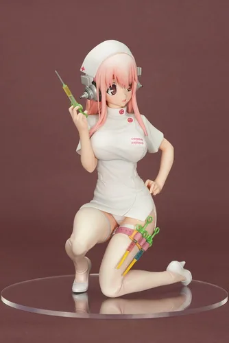 Vista 4 de Orchid Seed - Estatua de PVC Nitro Super Sonic 1/7 Super Sonico Nurse Versión 17 c