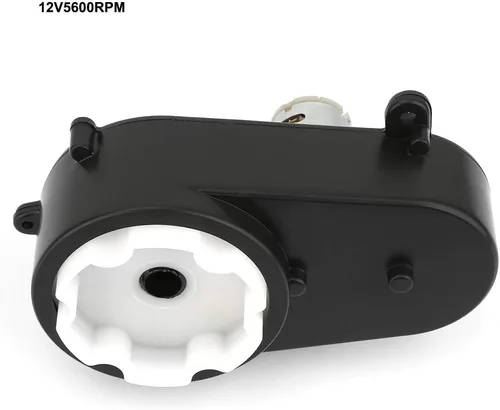 Vista 6 de Caja de engranajes RS390 Caja de cambios de dirección de motor eléctrico con bajo ruido, para niños coche niños juguete (5600Rpm 12V)
