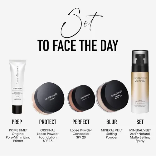 Vista 6 de bareMinerals Original Mineral Veil Spray fijador mate, 3.4 onzas líquidas