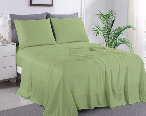 Vista 12 de Cottington Lane Juego de sábanas de 4 piezas tamaño individual, ropa de cama de microfibra ultra suave con bolsillo profundo de 16 pulgadas