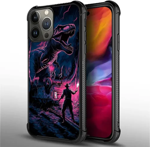 Vista 737 de Funda compatible con iPhone 15, diseño de elefantes africanos, diseño increíble a prueba de golpes, antiarañazos, carcasa trasera de policarbonato
