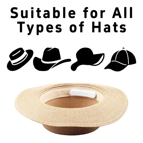 Vista 4 de 40 cintas de espuma reductoras de tamaño de sombrero, insertos autoadhesivos de tamaño para gorras y sombreros, tiras de ajuste universales de banda
