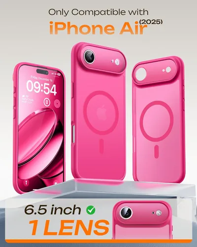 Vista 170 de TOCOL Funda para iPhone 11, compatible con Magsafe, protección completa de cámara, imanes integrados, protección contra caídas, funda translúcida