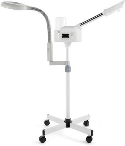 Vista 11 de Vaporizador facial profesional con función de ozono caliente, ideal para esteticistas y profesionales de la belleza, para uso en casa o en el salón