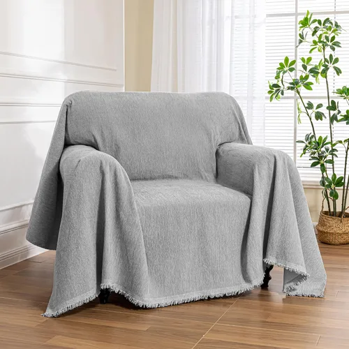Vista 40 de MEETSKY Funda para Sofá Funda de Sofá Lavable Funda para Sofá de Dos Plazas Fundas Individuales de Chenilla para Sofá Sala de Estar Perros Protector