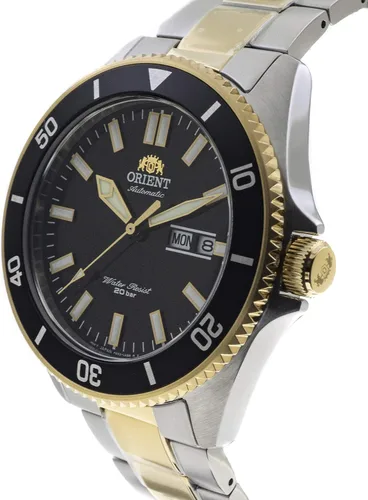 Vista 2 de Orient Sports Reloj mecánico Big Wave edición limitada 656.2ft 2 tonos oro reloj RA-AA0917B