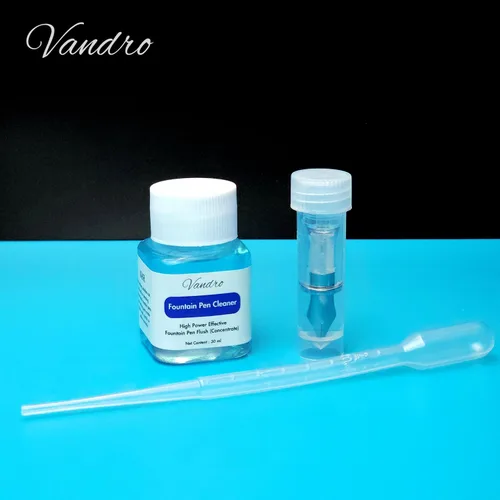 Vista 5 de Vandro Kit de limpieza de pluma estilográfica, solución de descarga de pluma estilográfica de alta potencia con accesorios