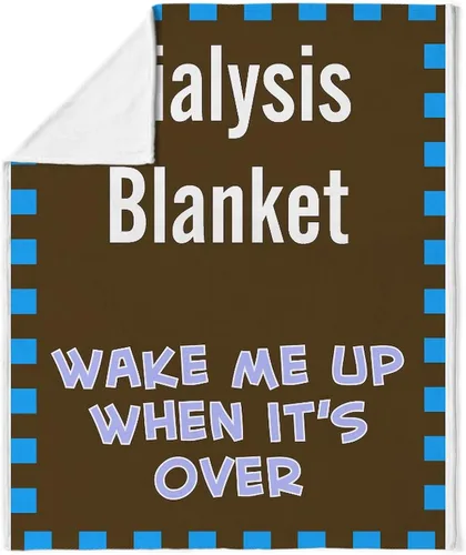 Vista 3 de CafePress Manta de diálisis 1 manta de forro polar súper suave, 60 x 50 pulgadas
