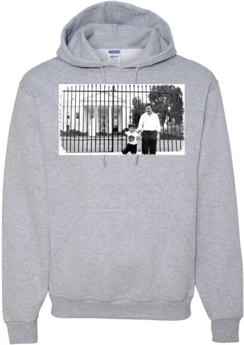 Vista 21 de Pablo Escobar Medellin Cartel Cocaine Cowboys White House Picture Pop Culture Unisex Graphic Sudadera con capucha