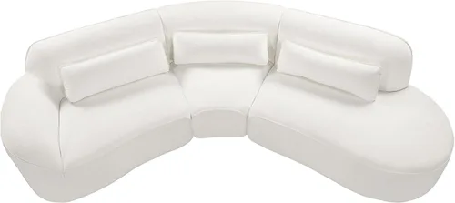 Vista 14 de Christopher Knight Home Kiin - Sofá modular modular de 123 pulgadas, moderno sofá grande curvado, cómodo sofá modular tapizado para sala de estar