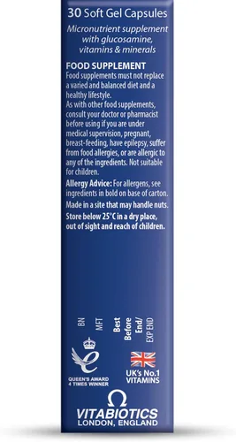 Vista 10 de Jointace by Vitabiotics Omega-3 cápsulas x 30